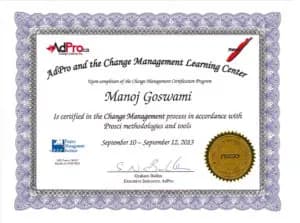 Change Management Certificate