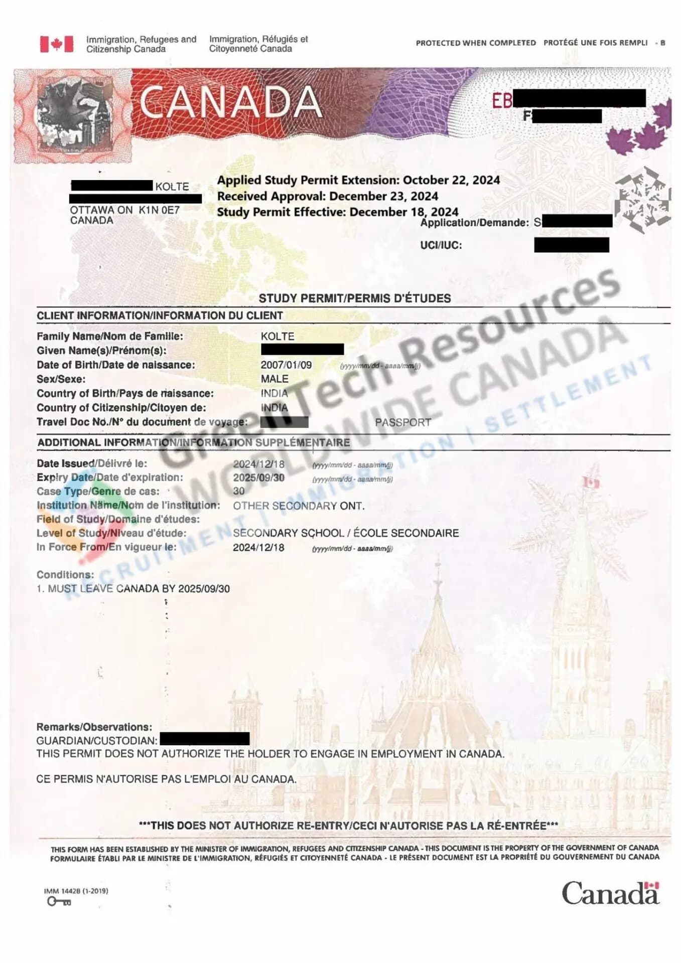 Study Permit