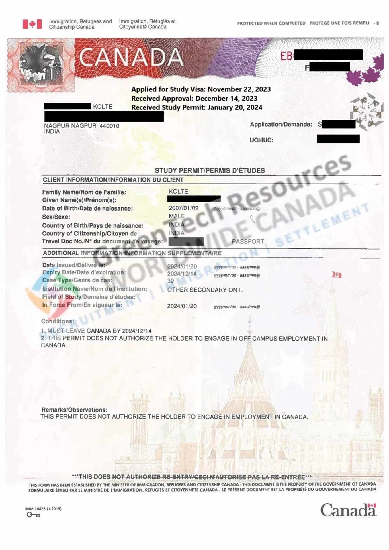 Study Permit
