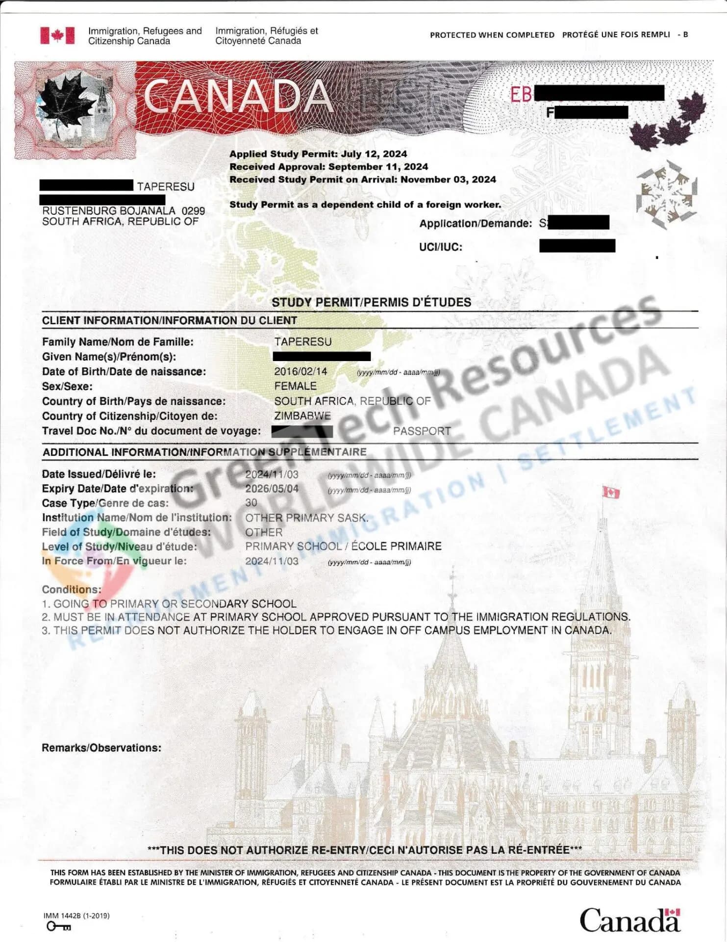 Study Permit