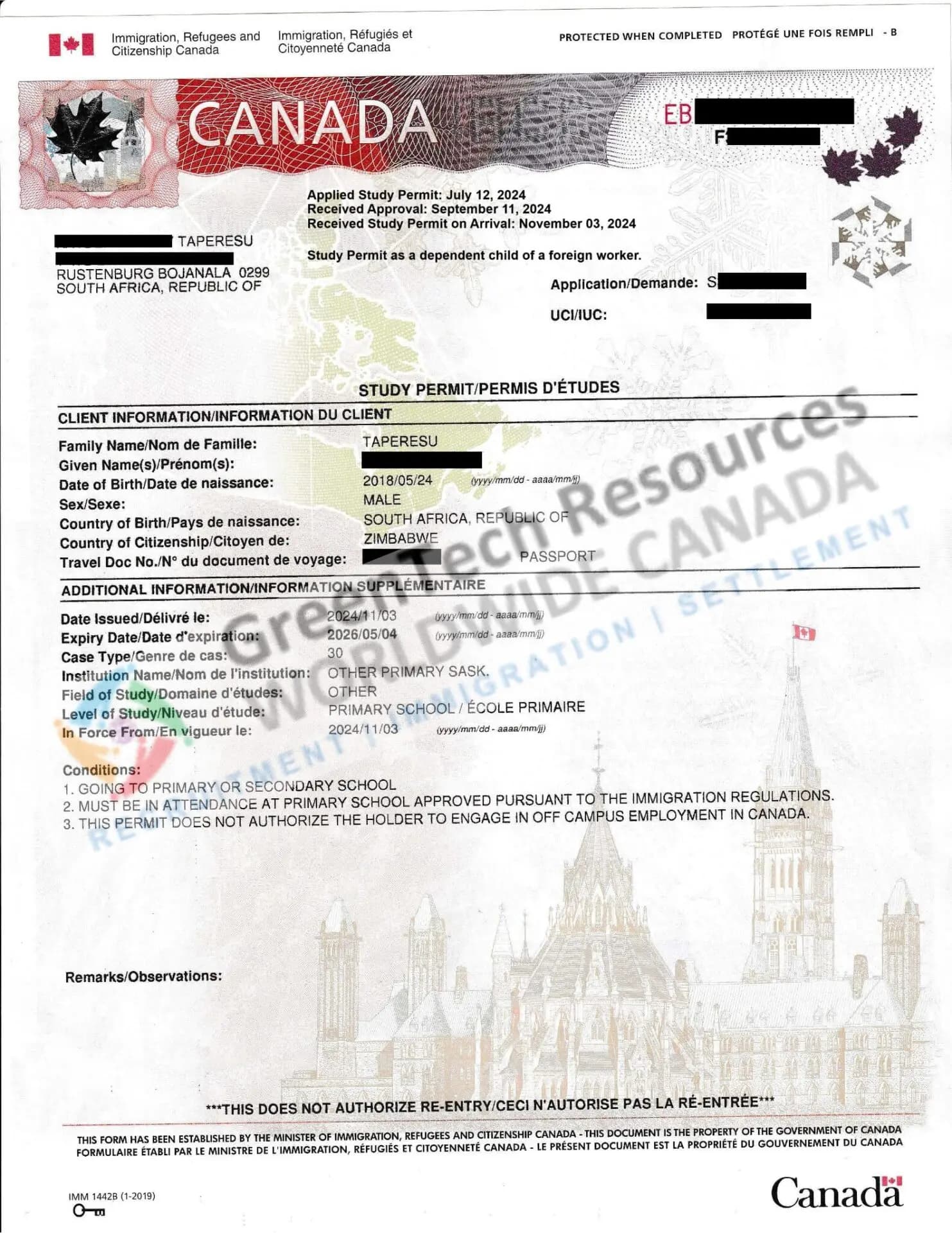 Study Permit