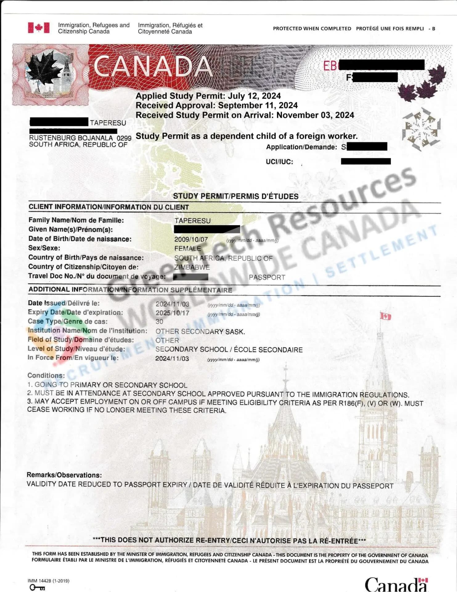 Study Permit