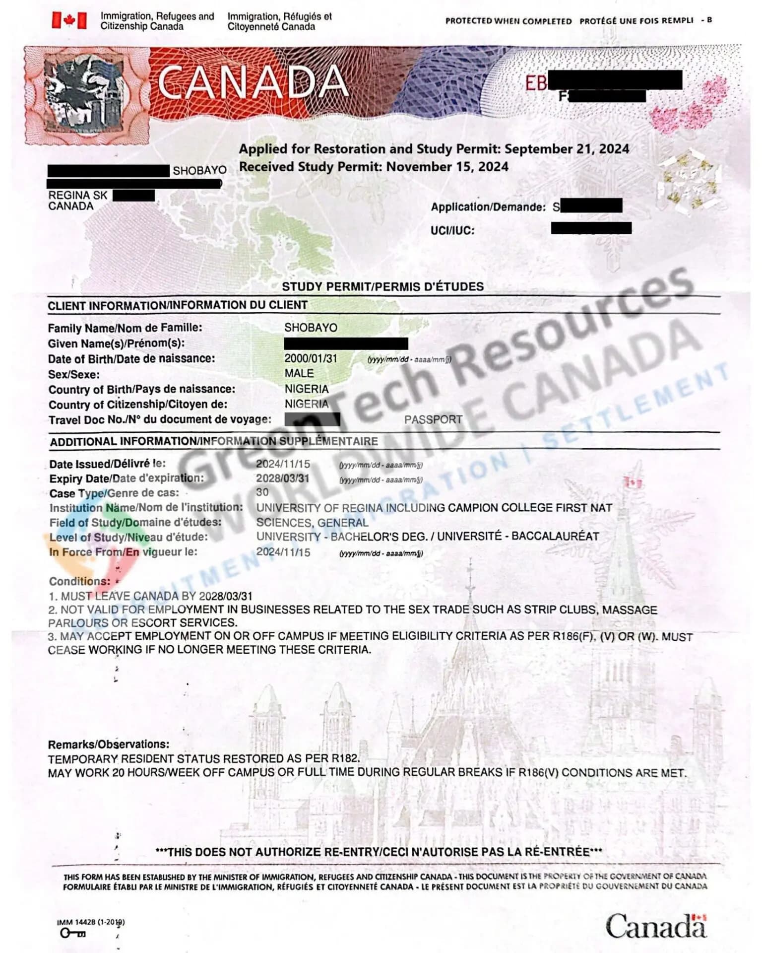 Study Permit