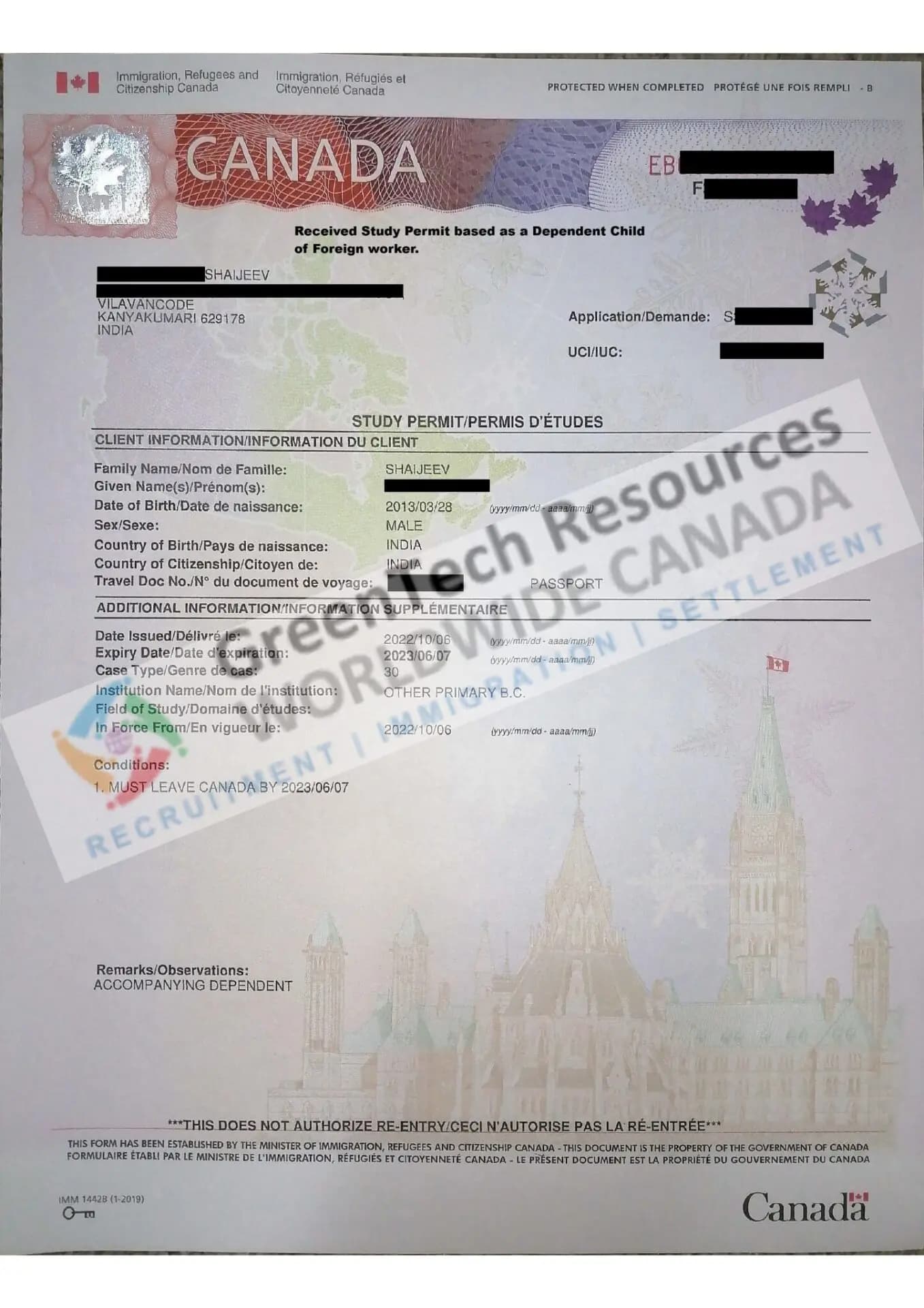 Study Permit