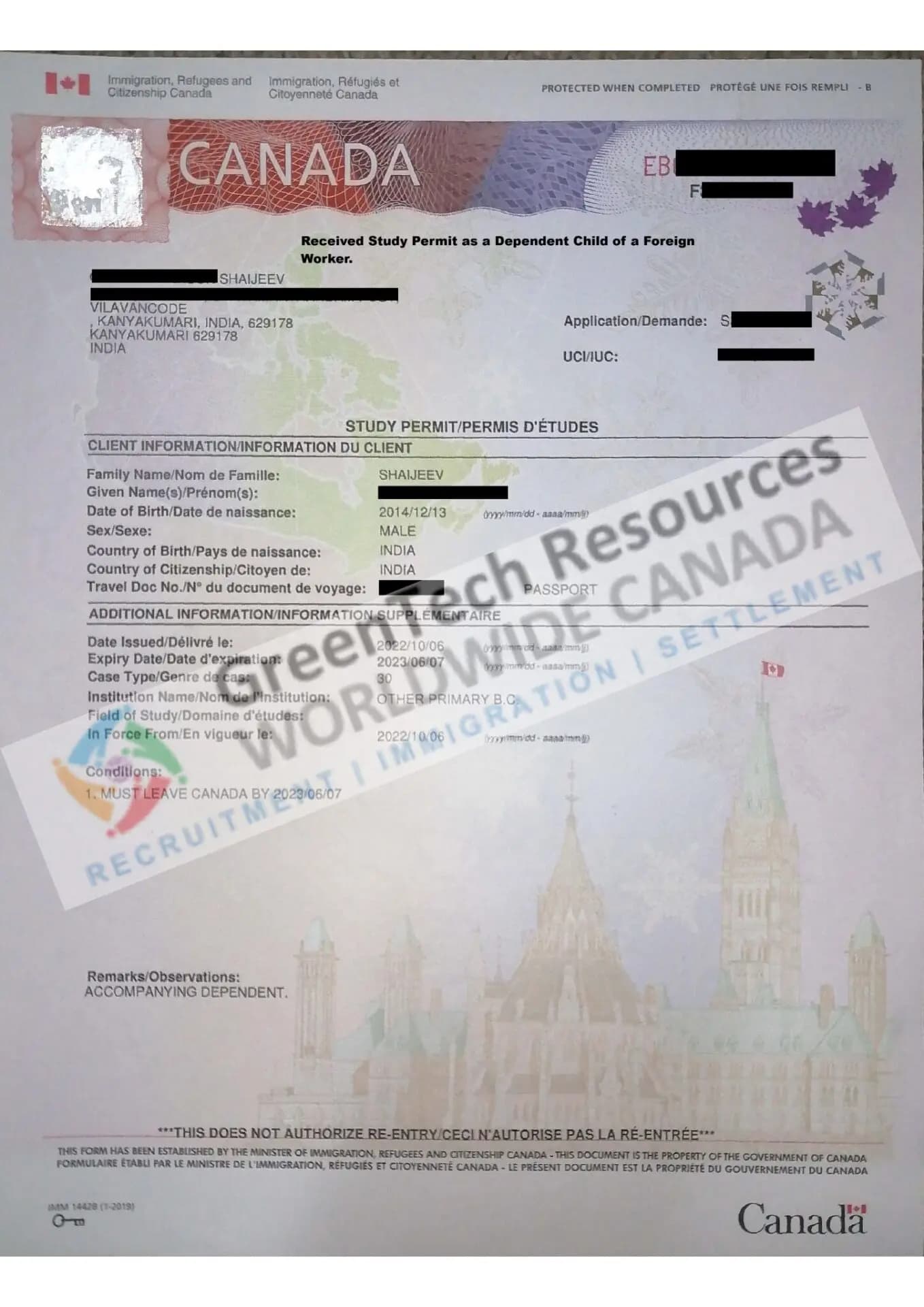 Study Permit